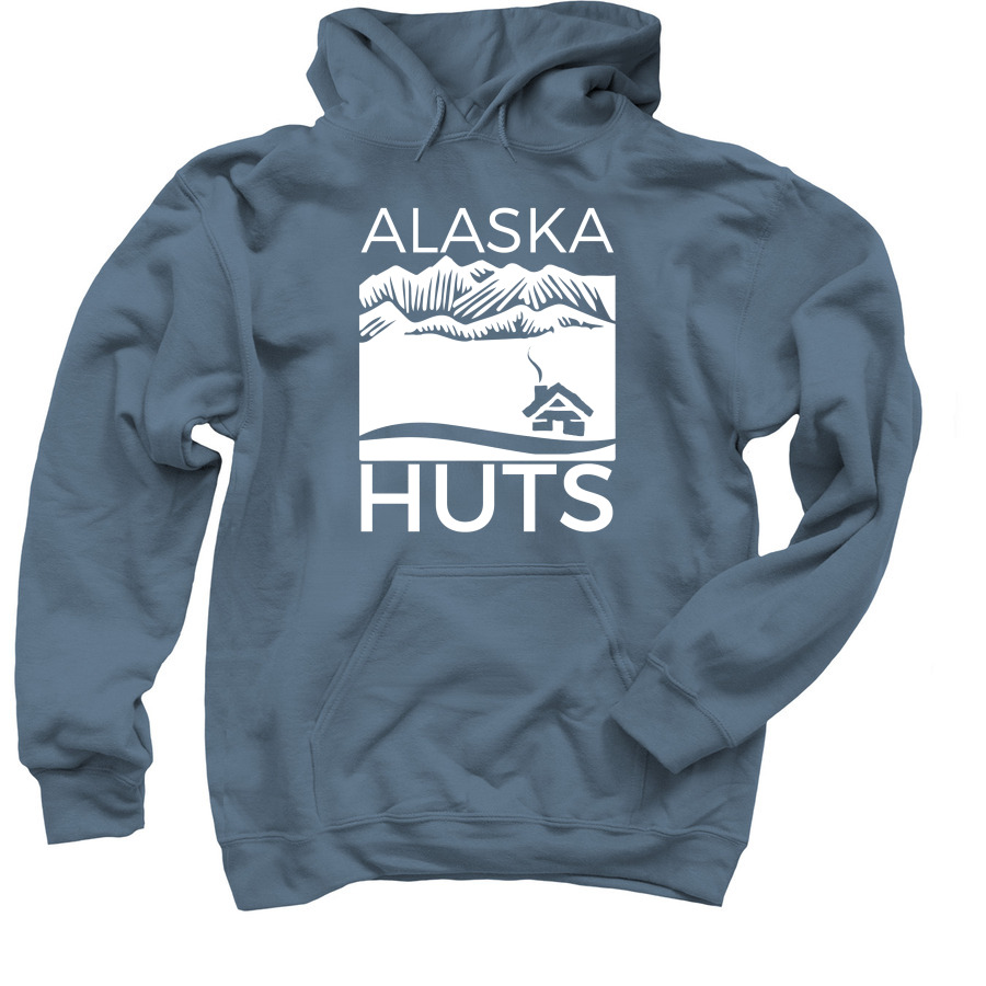Alaska Huts Shirts, a Indigo Pullover Hoodie