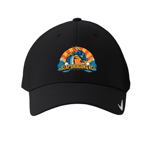 SLAP Dragons KC Hat, a Black Printed Nike Dri-FIT Legacy Performance Cap