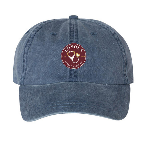 Wear the Mission - Caps, a Navy Printed Pigment Dye Baseball Cap