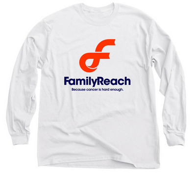 Family Reach 30th Anniversary Campaign, a White Classic Long Sleeve Tee