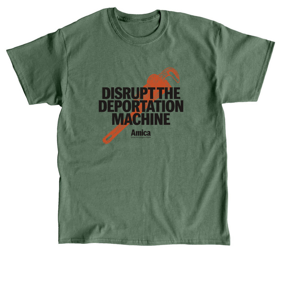 Machine disruption, a Military Green Classic Unisex Tee