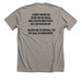 Blessed Are the Merciful&nbsp;, a Heather Stone Premium Unisex Tee (back-view)
