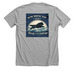 NCNE Water Test Apparel, a Athletic Heather Premium Unisex Tee (back-view)