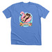 Summertime Tibbie Pool Fun, a Heather Columbia Blue Premium Unisex Tee