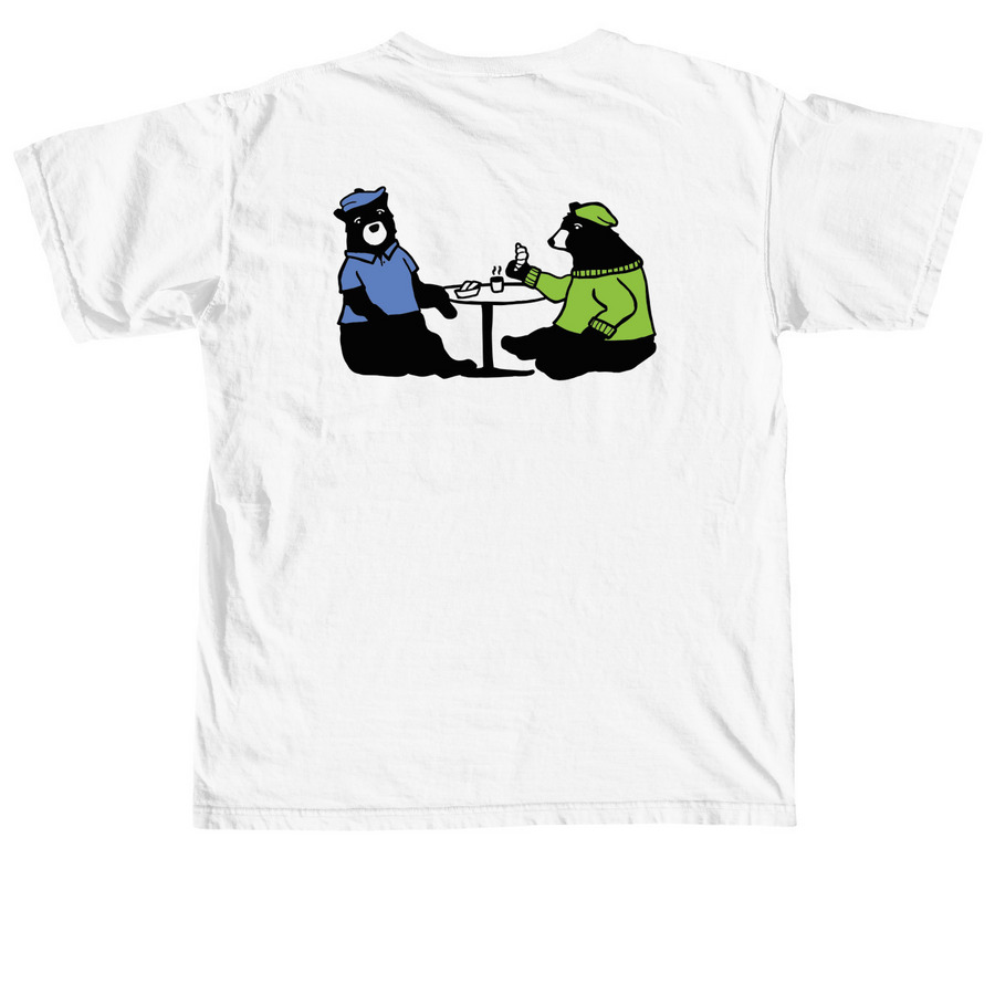 Classic Lulu's Tee and Crew, a White Comfort Colors Unisex Tee (back-view)