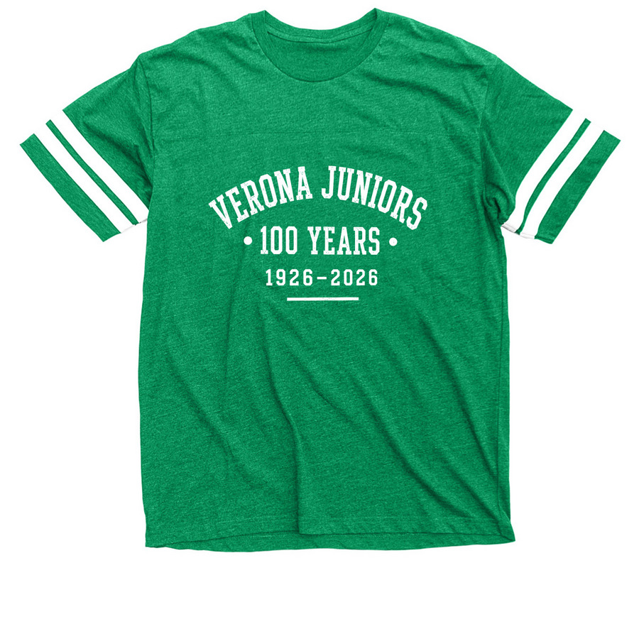 The Clubhouse Collection, a Vintage Green / White Football Jersey Tee