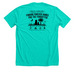 South Carolina Community Cat Project&nbsp;, a Heather Sea Green Premium Unisex Tee (back-view)