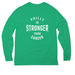 Philly Is Stronger Than Cancer - Eagles, a Enviro Green Allmade Eco Triblend Long Sleeve Tee