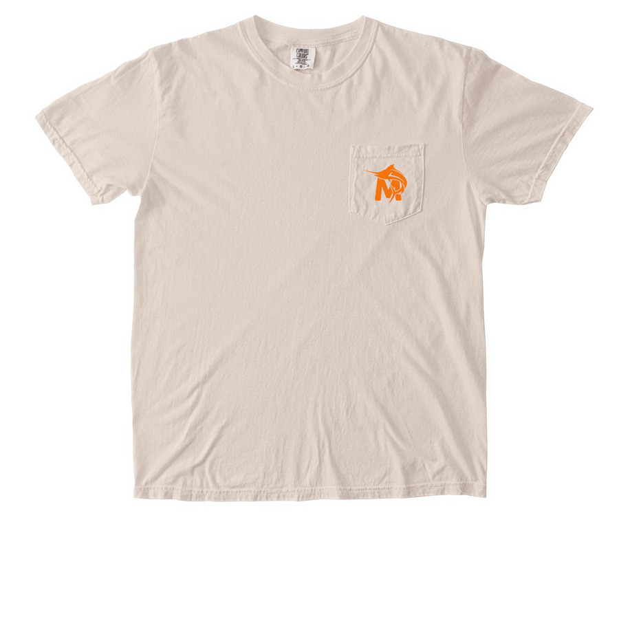 Margaret Maddox Marlins Pocket Tees, a Ivory Comfort Colors Pocket Tee