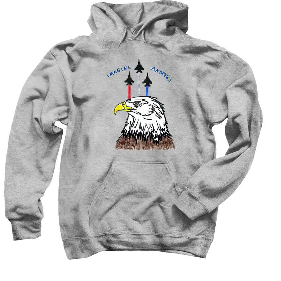Soaring High with Pride: We R Imagine Andrews, a Sport Grey Pullover Hoodie