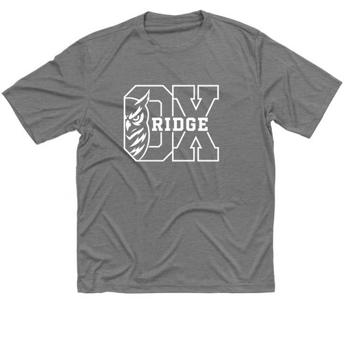 Ox Performance, a Grey Concrete Heather Classic Performance Tee