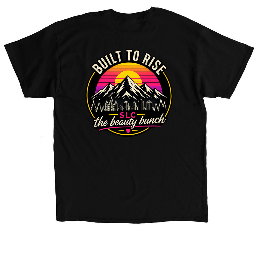 Kleo Unite 2026 | Beauty Bunch, a Black Classic Unisex Tee (back-view)