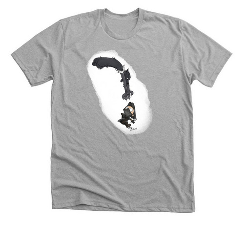Gone Huntin?, a Athletic Heather Premium Unisex Tee