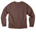 Forest School Merch, a Cocoa Unisex Heavyweight Long Sleeve Tee (back-view)