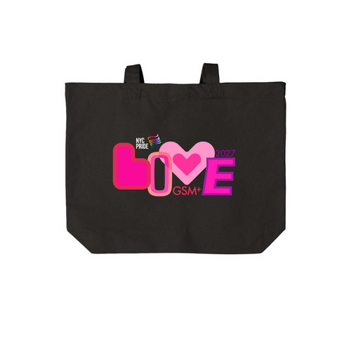 The Hold All Tote, a Deep Black Cotton Canvas Tote Bag