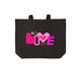 The Hold All Tote, a Deep Black Cotton Canvas Tote Bag