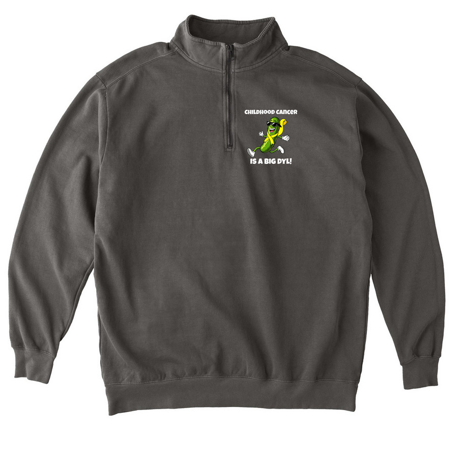Dyl's Pickle Squad Zip-ups & Sportswear, a Pepper Comfort Colors Quarter Zip Pullover
