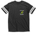 Dyl's Pickle Squad Zip-ups & Sportswear, a Vintage Smoke / White Football Jersey Tee