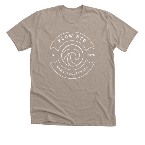 Flow STG Essentials, a Heather Stone Premium Unisex Tee