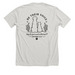 BE THEIR VOICE, a Heather Cement Premium Unisex Tee (back-view)