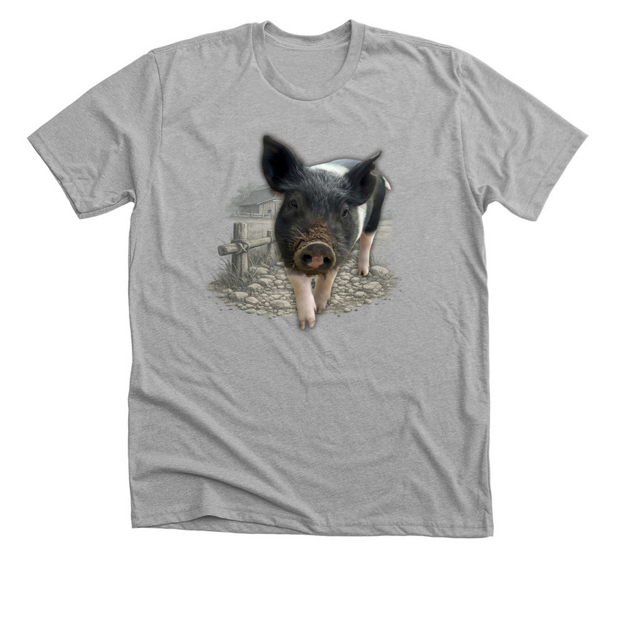 Vernon&nbsp;, a Athletic Heather Premium Unisex Tee