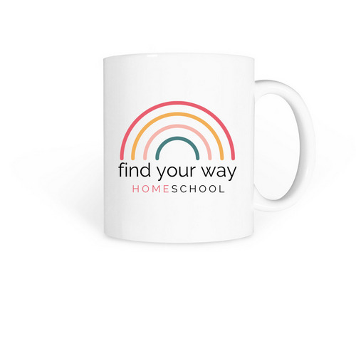 Find Your Way Mug, a White Coffee Mug