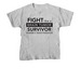 Fight Like a Brain Tumor Survivor, a Sport Grey Youth Unisex Tee