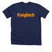 Knighted Logo Shirt, a Solid Navy Blend Premium Unisex Tee