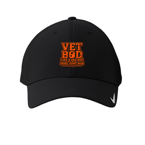 save a vet&nbsp;, a Black Printed Nike Dri-FIT Legacy Performance Cap