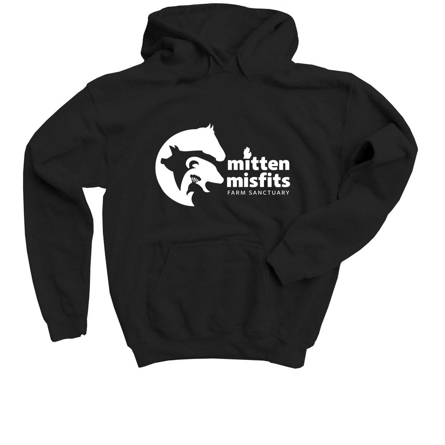 Mitten Misfits Youth Hoodies, a Black Youth Pullover Hoodie
