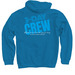 JulieWalks(andCrews)60in3, a Sapphire Pullover Hoodie (back-view)