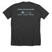 Beer & Mountains, a Dark Grey Heather Premium Unisex Tee (back-view)