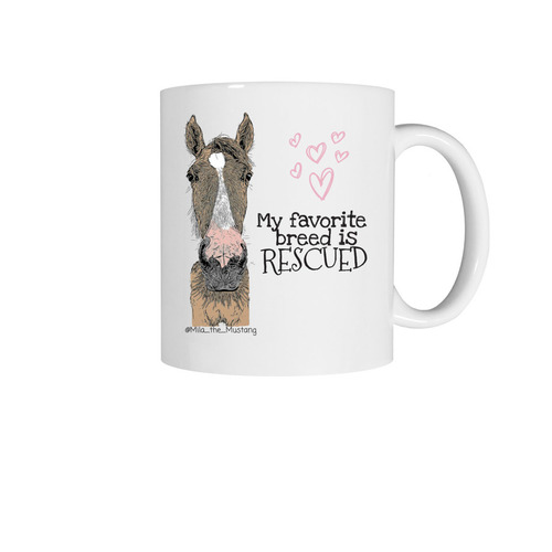 Mila - Rescue Mug, a White Coffee Mug
