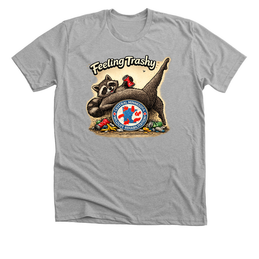 CMWR Feeling Trashy, a Athletic Heather Premium Unisex Tee
