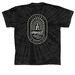 Impact Tshirt - Standard Design Sand, a Black Classic Tie Dye Tee (back-view)