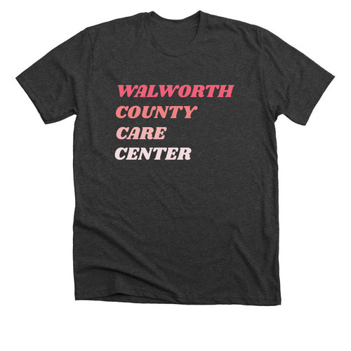 WCCC, a Dark Grey Heather Premium Unisex Tee