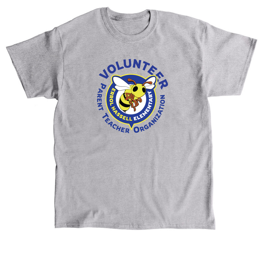 Errol Hassell PTO Volunteer Tee - Full Color, a Sport Grey Classic Unisex Tee