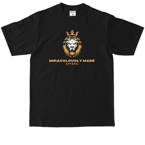 Miraculously Crowned, a Black Max Heavyweight Tee