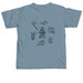 Your Armor Graphic Tee, a Ice Blue Comfort Colors Unisex Tee (back-view)
