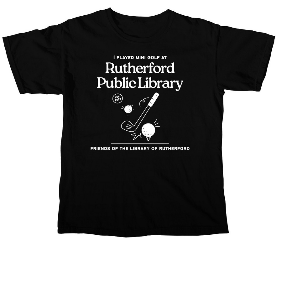 I Played Mini Golf at RPL, a Black Comfort Colors Unisex Tee