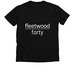 Join the Fleetwood Over Forty Club!, a Solid Black Blend Premium V-Neck Tee