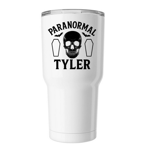 Tyler?s Holy Water ??, a White Insulated Tumbler