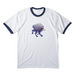 Jimothy by JJK, a White/ Navy Cotton Ringer Tee