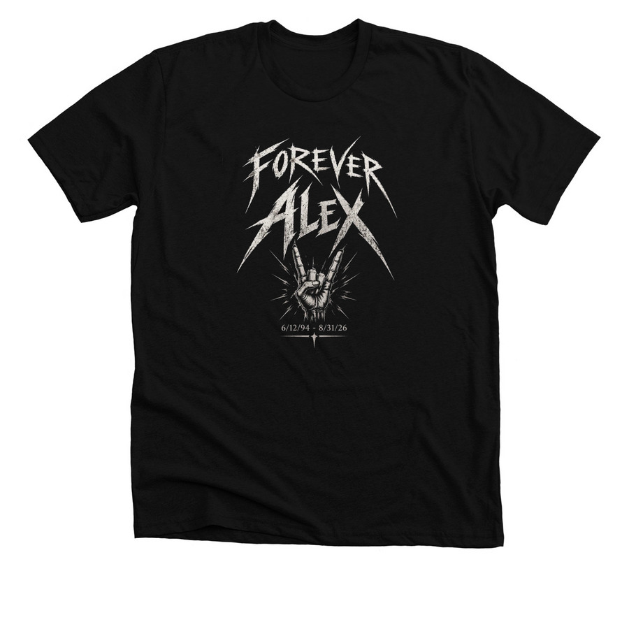 Forever Alex, a Solid Black Blend Premium Unisex Tee