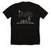 Kesem Constellation, a Solid Black Blend Premium Unisex Tee (back-view)