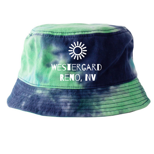 Spirit Wear Bucket Hat, a Ocean Printed Tie Dye Bucket Hat