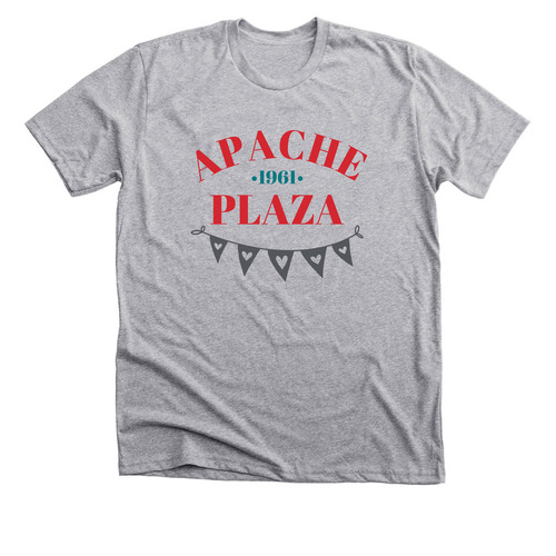 Apache plaza, a Athletic Heather Premium Unisex Tee