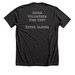 Aurora Logo EVFD Shirts, a Dark Grey Heather Premium Unisex Tee (back-view)