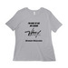 Vinny Racing and Better A Life, a Solid Athletic Grey Women?s Relaxed Cotton Tee