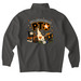 PTO Spirit&nbsp;, a Asphalt Midweight Quarter Zip Pullover (back-view)